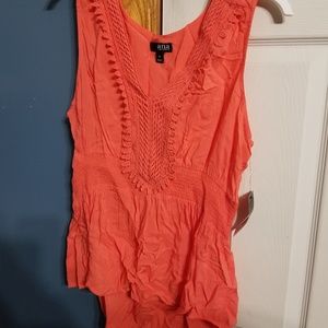 A.n.a Coral Dressy Tank Top